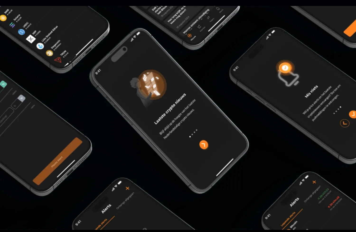 Newsbit app screens
